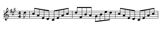 Baker, The  - staff notation