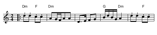 Bakramim - staff notation