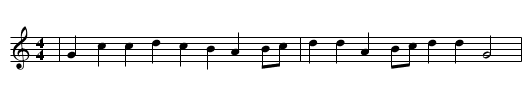 BAL DE BROONS - staff notation