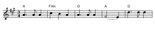 Balaich An Asgaich - staff notation