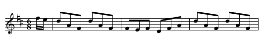 Balcais an Blomaire - staff notation