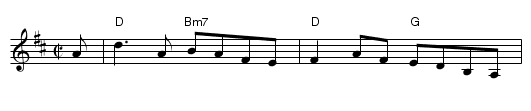 Bald Bishop - staff notation