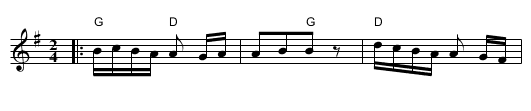 Balduzka - staff notation