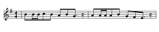BALEU 2 - staff notation