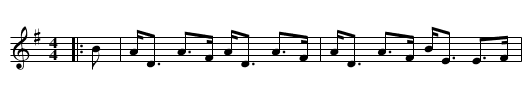 Ball na Grandach - staff notation