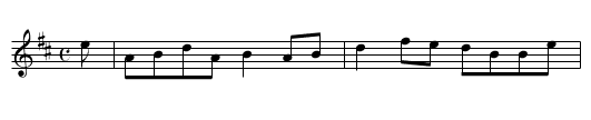 Ball that was in Oban, The - staff notation