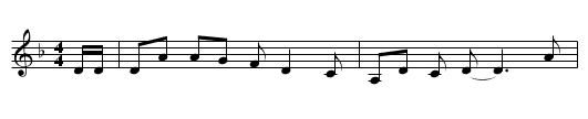 Ballad of the Triangle Fire - staff notation