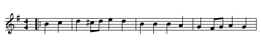 Ballantyne's Reel - staff notation