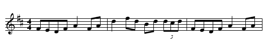 Ballinakill - staff notation