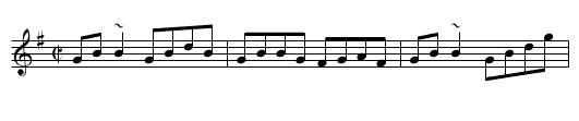 Ballintore Fancy, The - staff notation