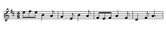Ballintoura - staff notation