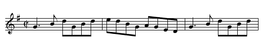 Ballintra Lass, The - staff notation