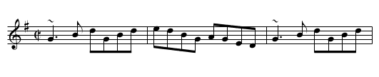 Ballintra Lass, The - staff notation