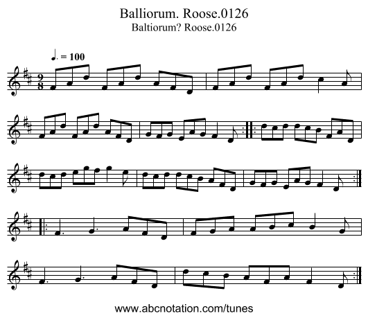 Balliorum. Roose.0126 - staff notation