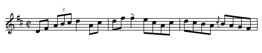 Ballroom Reel, The - staff notation