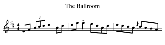 Ballroom, The  - staff notation