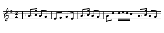 Ballydesmond Polka #1, The - staff notation