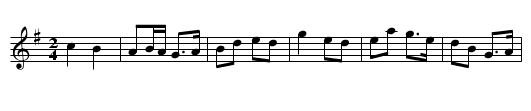 Ballydesmond, The  - staff notation