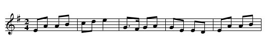 Ballydesmond - staff notation