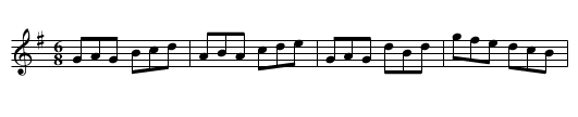 Ballyhooley - staff notation