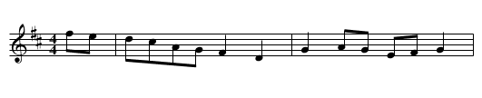 Ballykett - staff notation