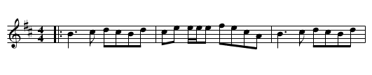 Ballymesh, The - staff notation