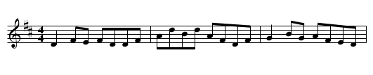 Ballyshannon, The  - staff notation