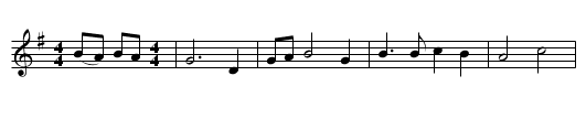 Balm in Gilead - staff notation