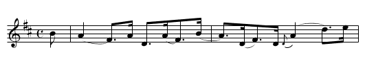 Balmenach - staff notation
