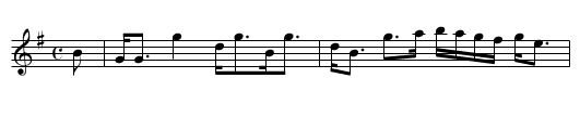 Balmoral Castle - staff notation
