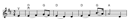 Baloo, Lammy - staff notation