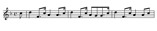 Balquhidder, As performed by Major Logan - staff notation