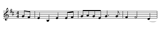 Balquhidder Lasses - 2nd Part - staff notation