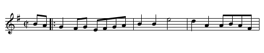 Balquidder Lasses - staff notation