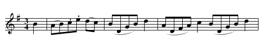 Baltimore Waltz - staff notation