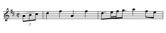 Bandelena March - staff notation