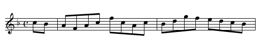 Bang Up Hornpipe. TLY.083 - staff notation