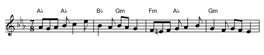 Banjsko Oro - staff notation