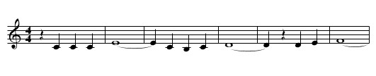 Banks of the Ohio - staff notation