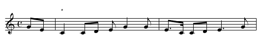 Banks Of The Roses - staff notation