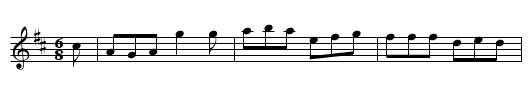 Banks of the Shannon - staff notation