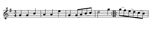 Banoks of Bear Meal - staff notation