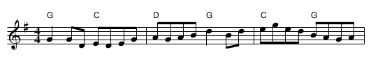 Banshee, The - staff notation