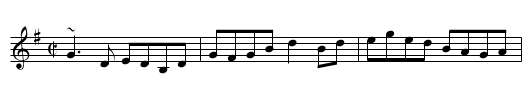 Banshee, The - staff notation
