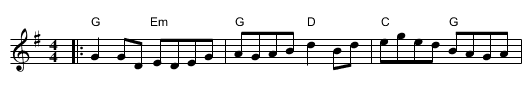 Banshee, The - staff notation