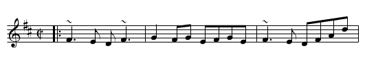 Bantry Lasses, The - staff notation