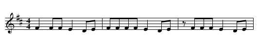 Bar - staff notation