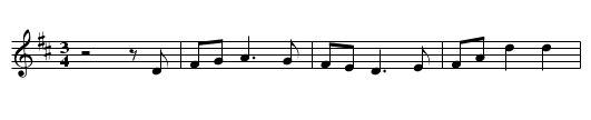 Barbara Allan - staff notation