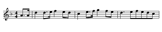 Barbara Allen - staff notation