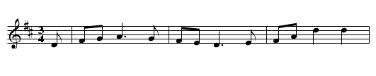 Barbara Allen - staff notation